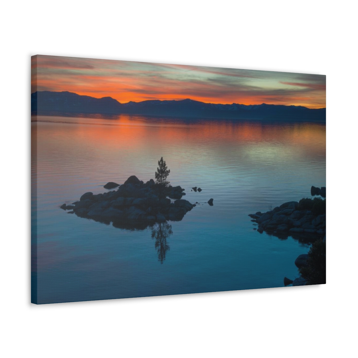 Lake Tahoe Sunset Canvas Print - Image 30