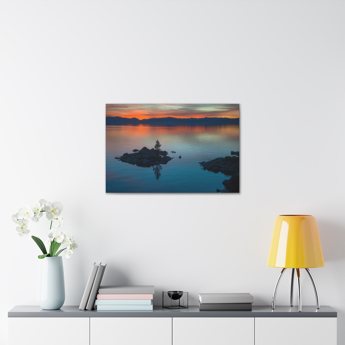 Lake Tahoe Sunset Canvas Print - Image 32