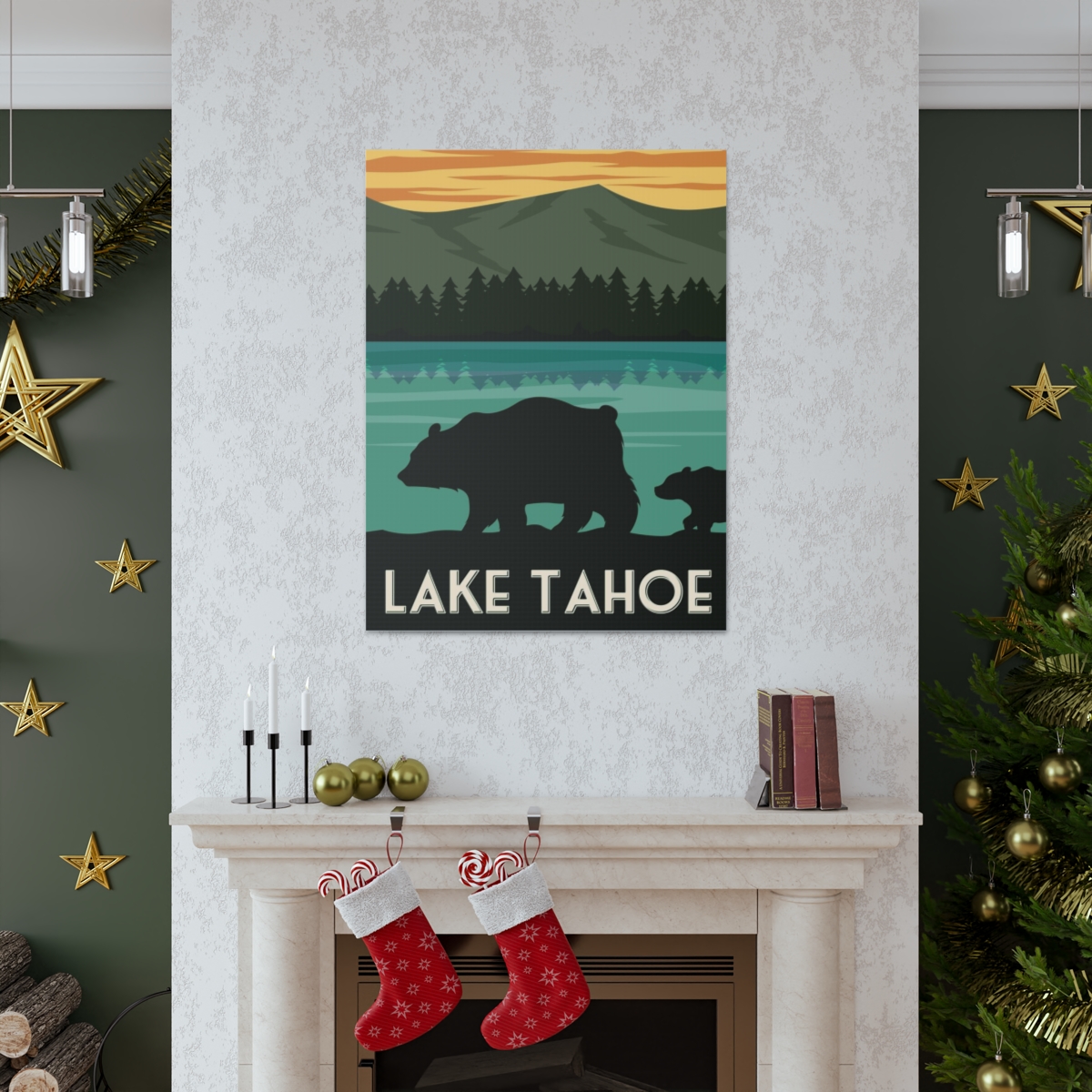 Lake Tahoe Bear Canvas Print - Image 6