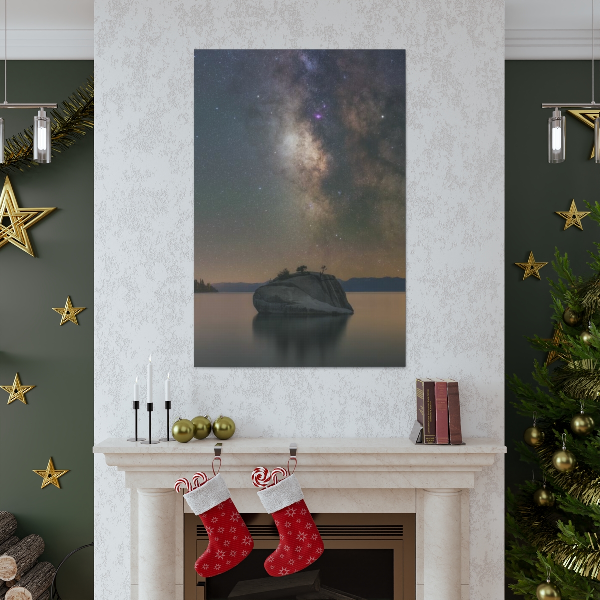 Lake Tahoe Bonsai Rock Canvas Print - Image 6