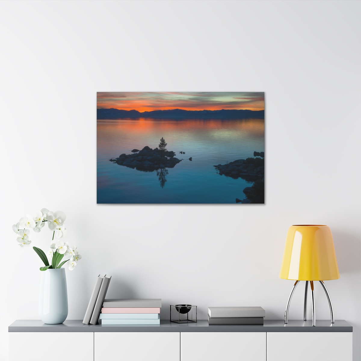 Lake Tahoe Sunset Canvas Print - Image 5