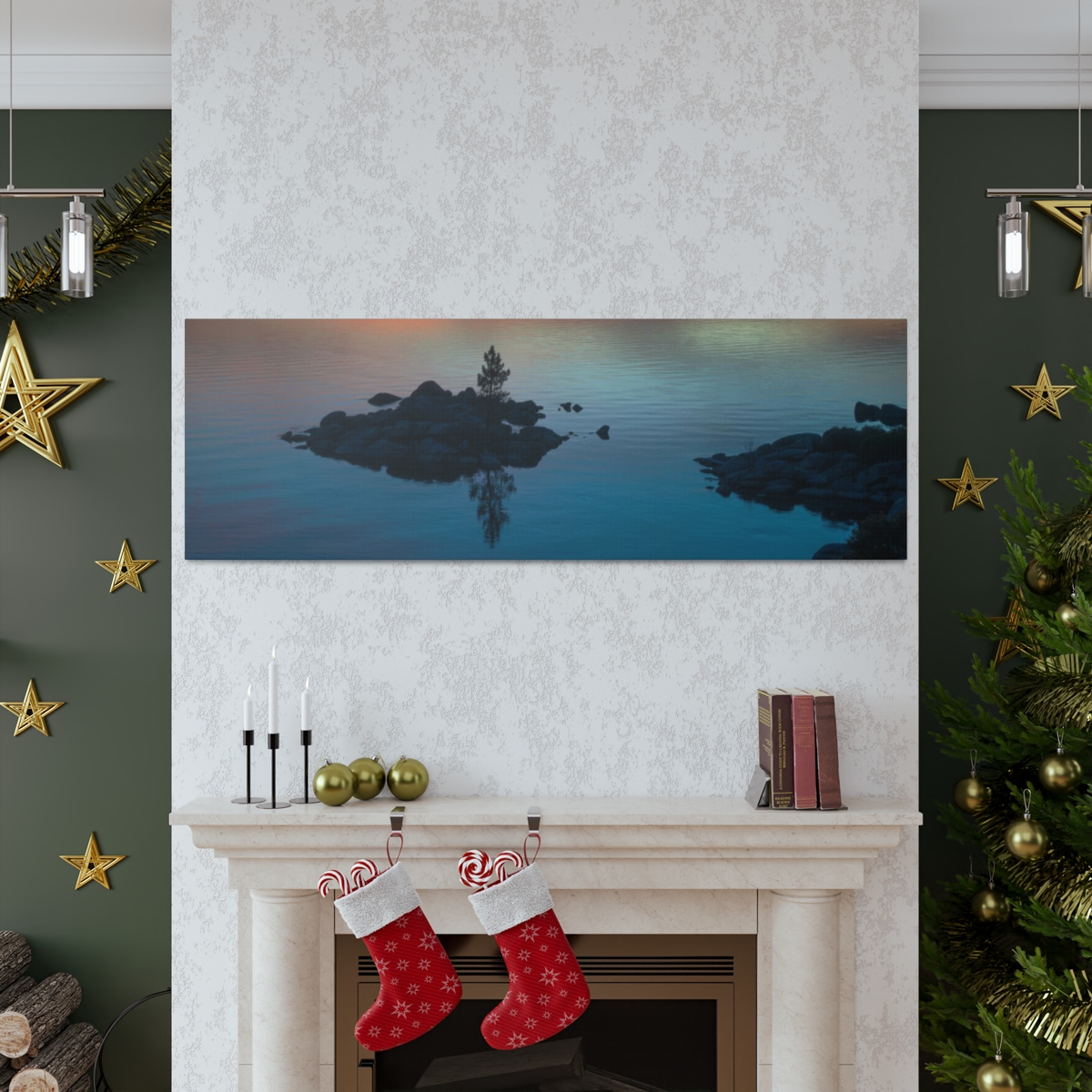 Lake Tahoe Sunset Canvas Print - Image 41