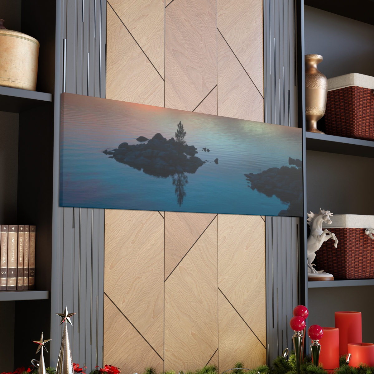 Lake Tahoe Sunset Canvas Print - Image 42