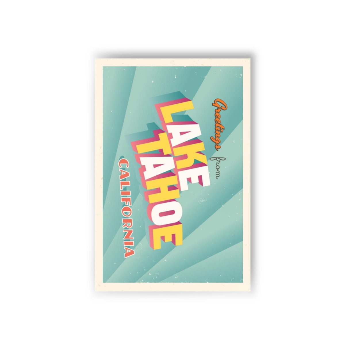 Greetings From Lake Tahoe Postcard - 10 Pack - Image 2