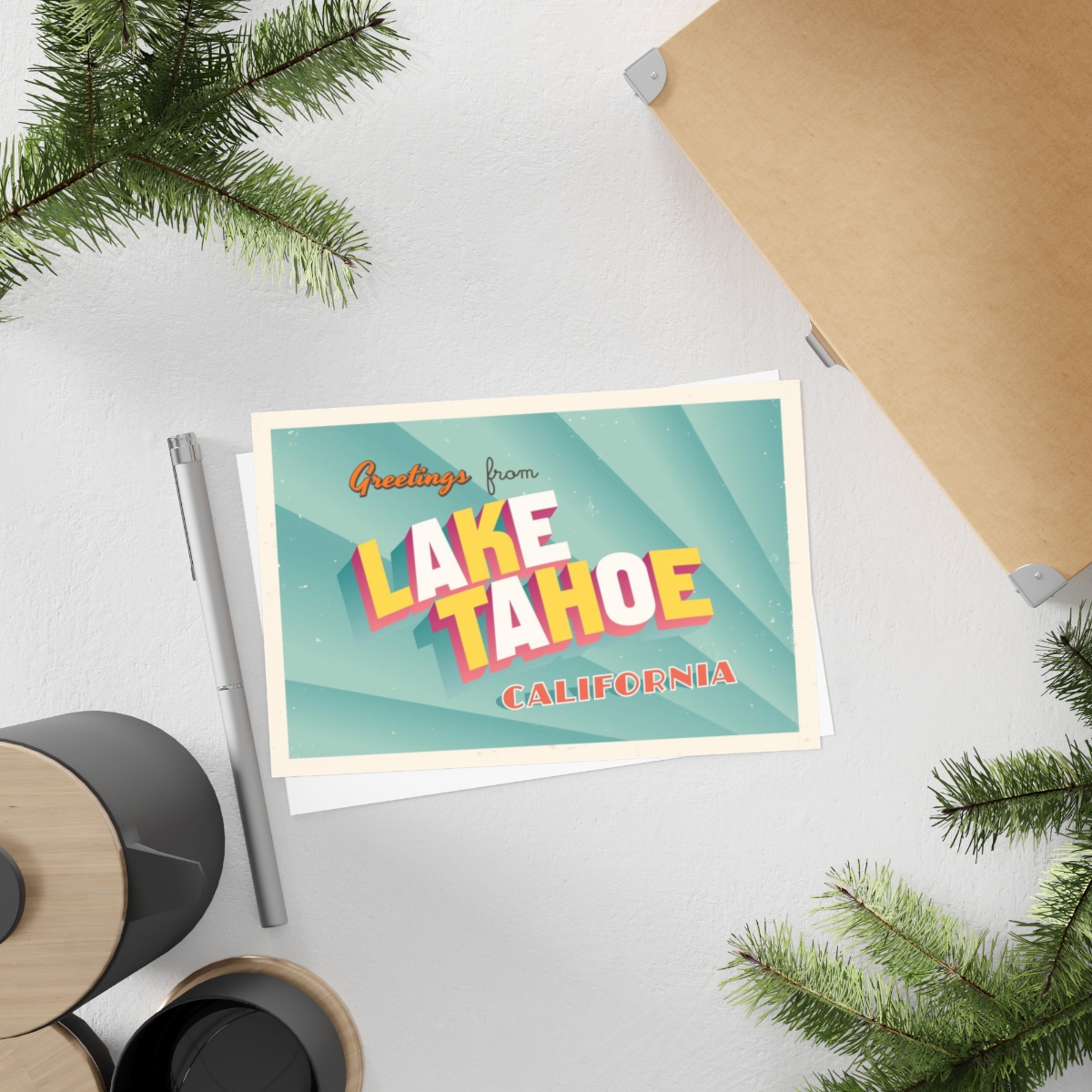 Greetings From Lake Tahoe Postcard - 10 Pack - Image 4