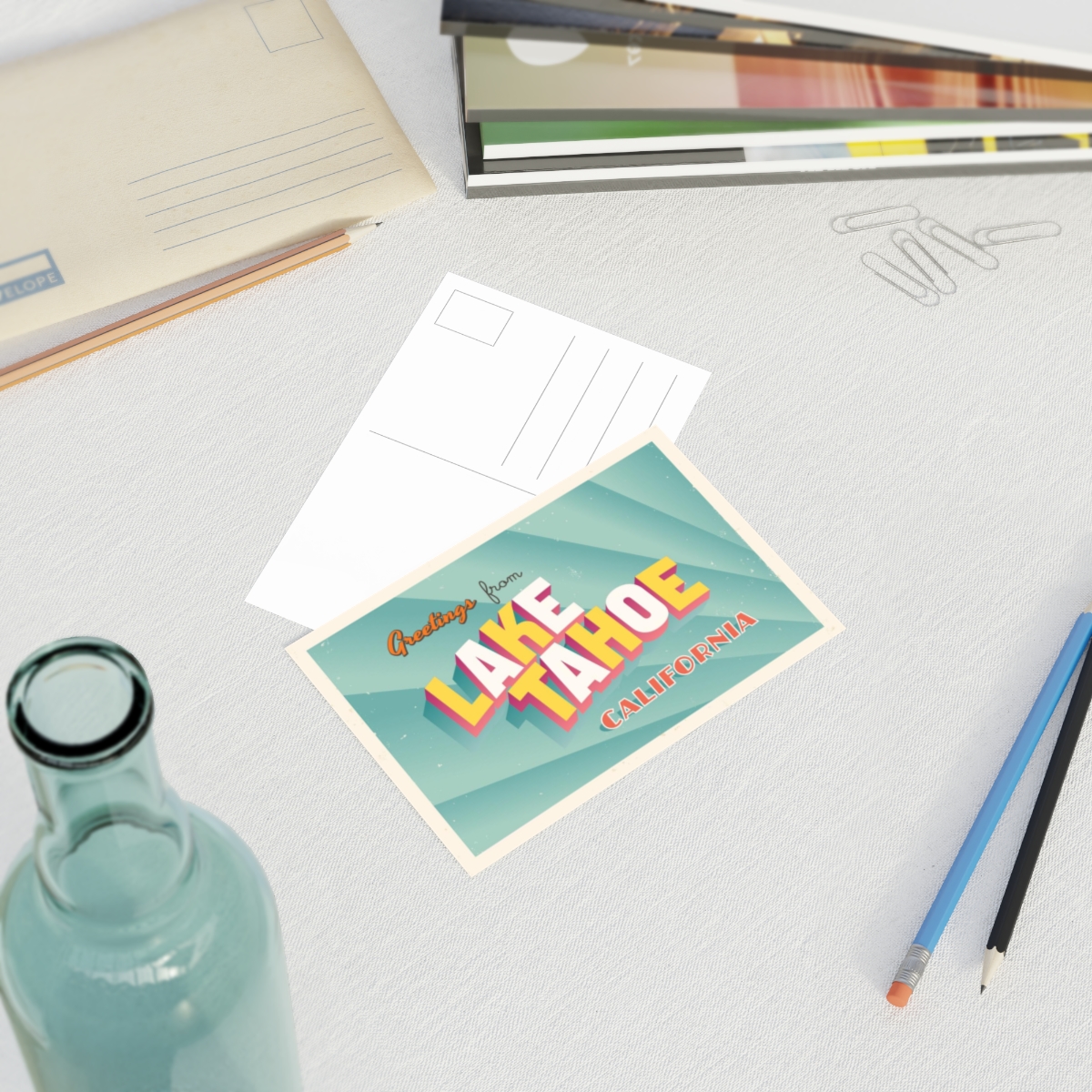 Greetings From Lake Tahoe Postcard