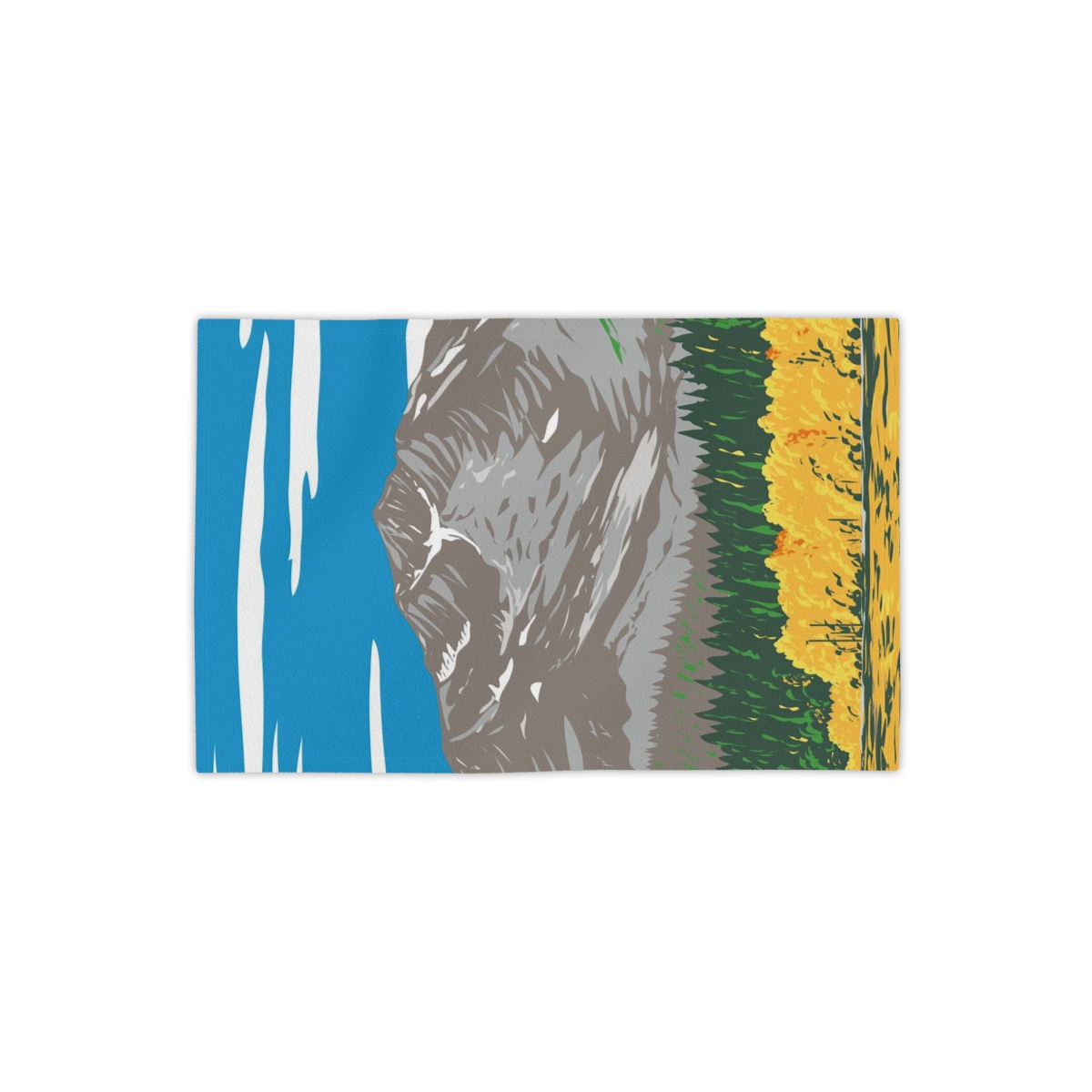 Mount Tallac Lake Tahoe Beach Towel - Image 7