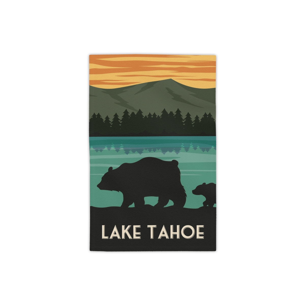 Lake Tahoe Bear Beach Towel - Image 6