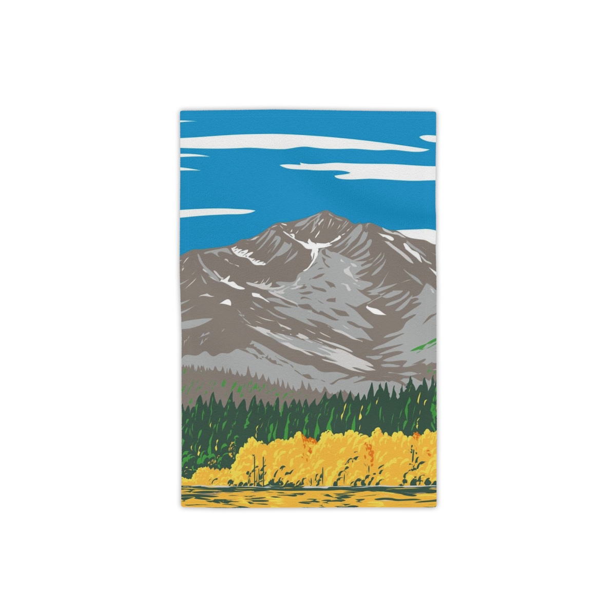 Mount Tallac Lake Tahoe Beach Towel