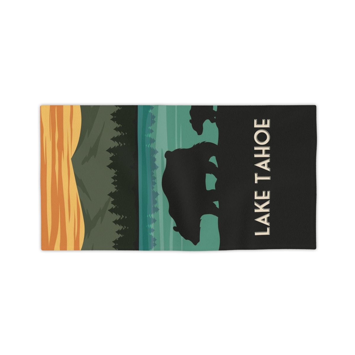 Lake Tahoe Bear Beach Towel - Image 2