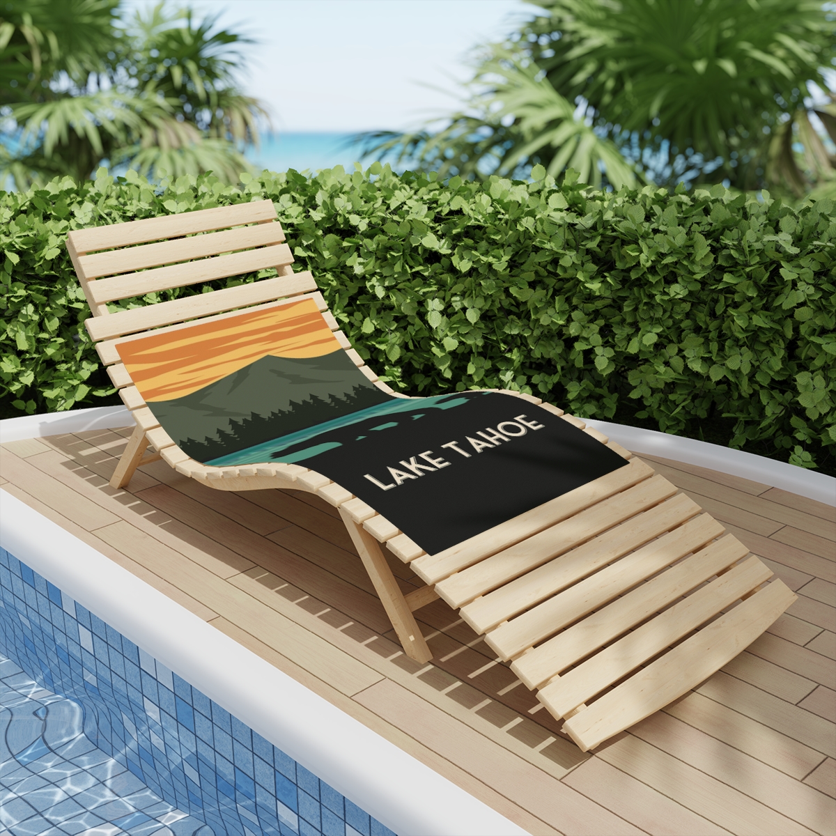 Lake Tahoe Bear Beach Towel - Image 4