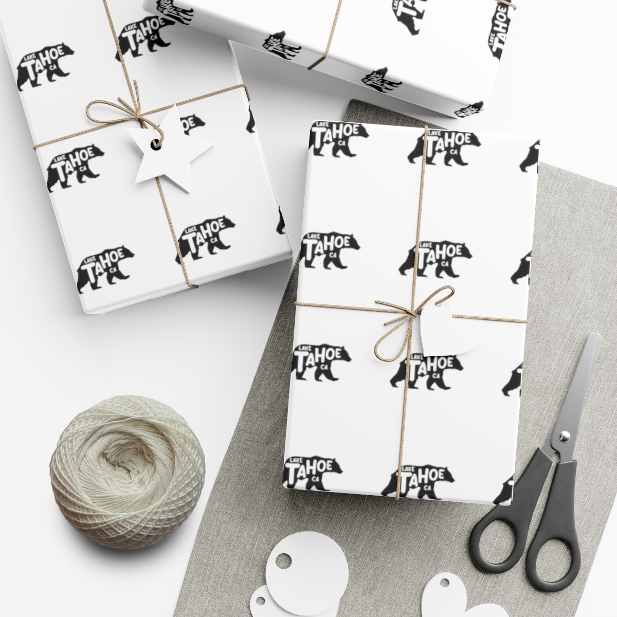 Lake Tahoe Bear Wrapping Paper - Image 6