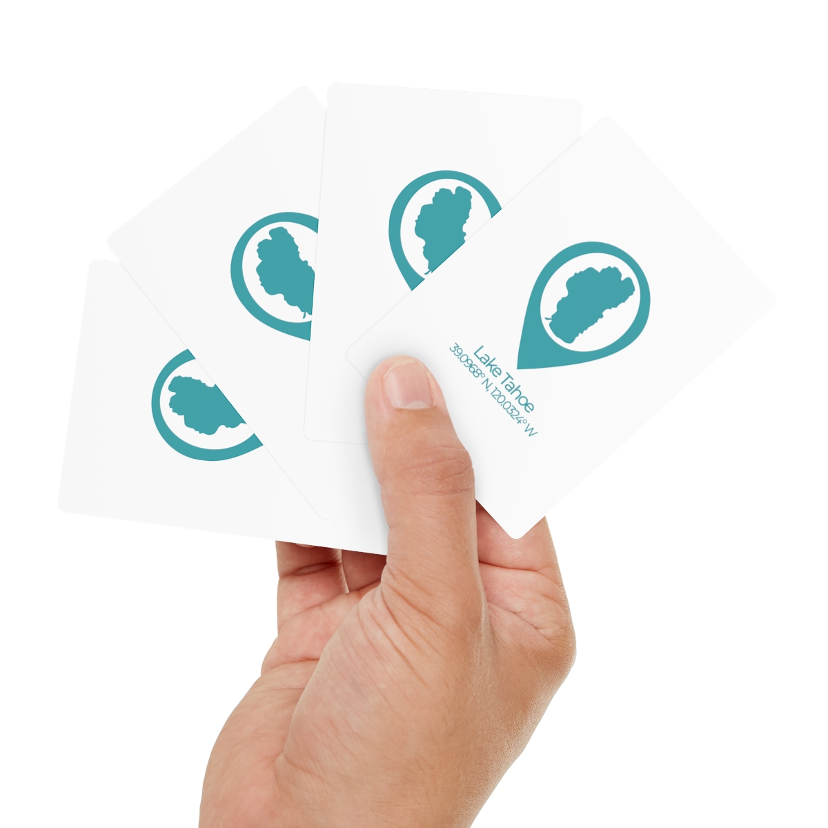 Lake Tahoe Location Pin Poker Cards - Image 8