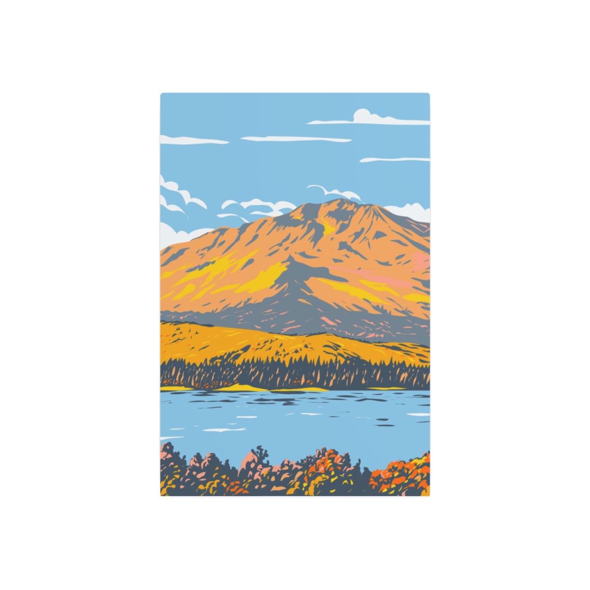 Fallen Leaf Lake Lake Tahoe Metal Print - Image 31