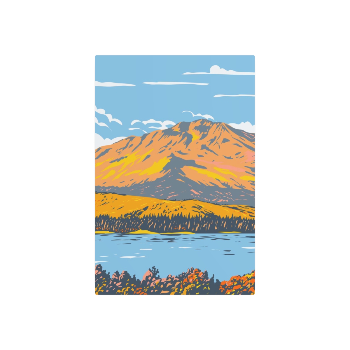 Fallen Leaf Lake Lake Tahoe Metal Print - Image 2