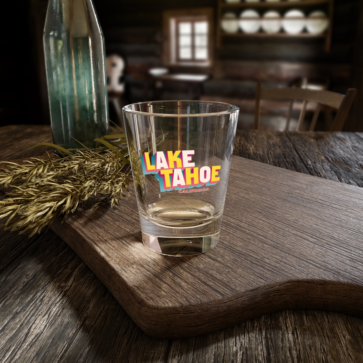 Lake Tahoe Retro Shot Glass - Image 6