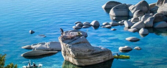 Lake Tahoe Beach Guide Bonsai Rock