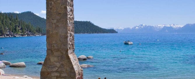 Lake Tahoe Beach Location Chimney Beach