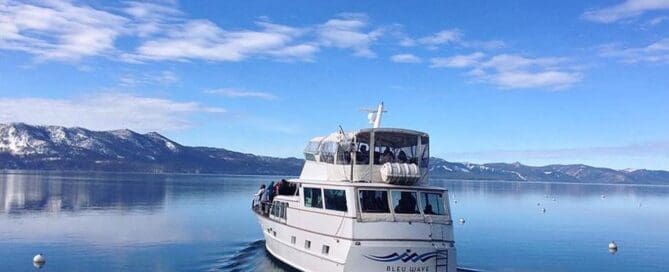 Lake Tahoe Bleu Wave Boat Tour Public Group Ride Emerald Bay