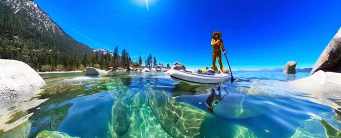 Travel Tahoe - Experiences - Private Paddleboarding Tour Lake Tahoe
