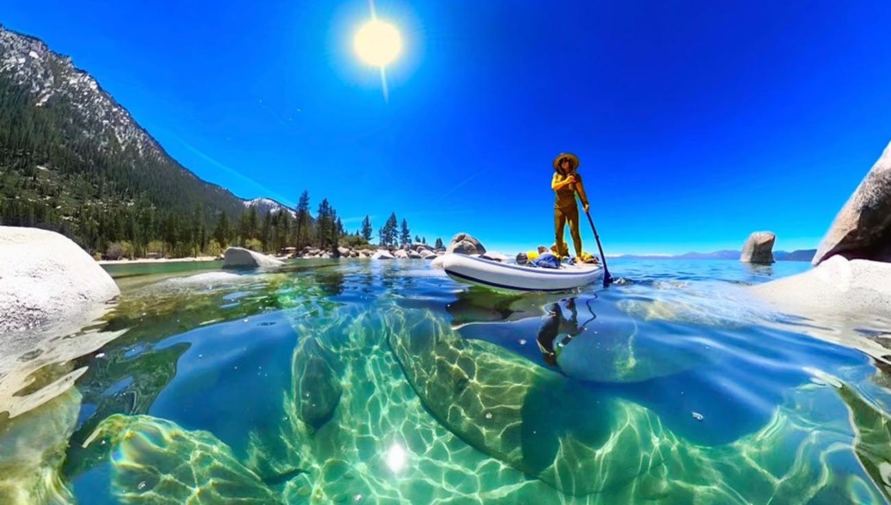 Travel Tahoe - Experiences - Private Paddleboarding Tour Lake Tahoe