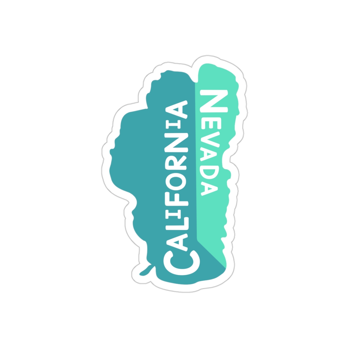 Lake Tahoe California Nevada Outdoor Sticker - Image 4